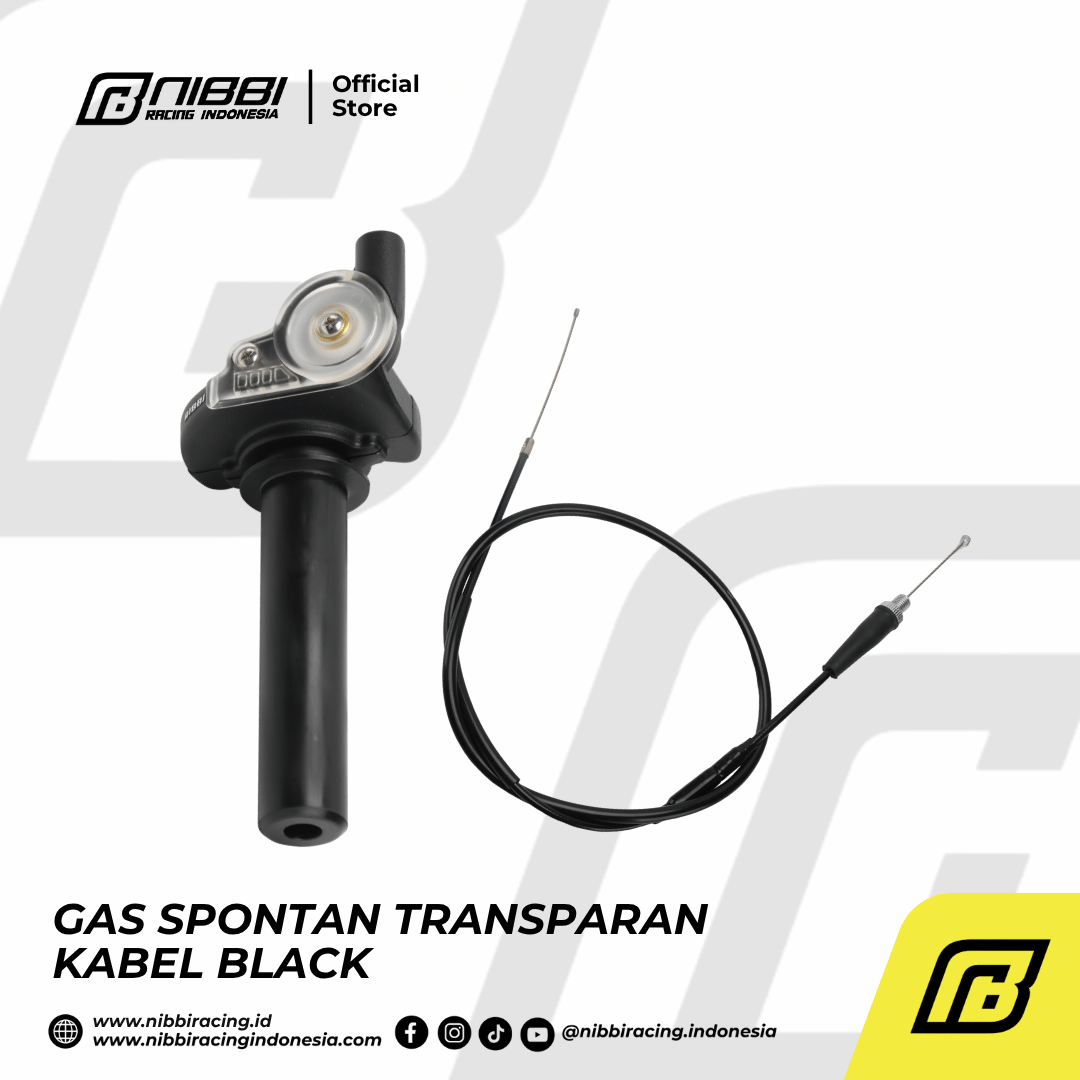 GAS SPONTAN KABEL ATAS UNIVERSAL - TRANSPARAN - Gambar 4