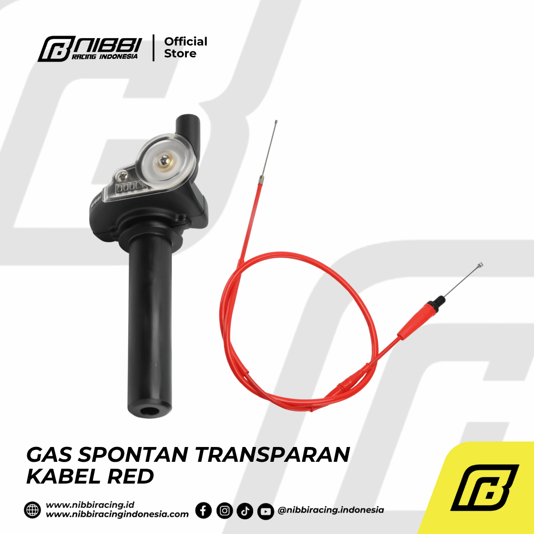 GAS SPONTAN KABEL ATAS UNIVERSAL - TRANSPARAN - Gambar 5