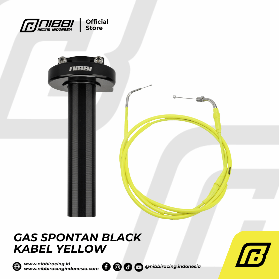 GAS SPONTAN KABEL BAWAH UNIVERSAL - BLACK - Gambar 6