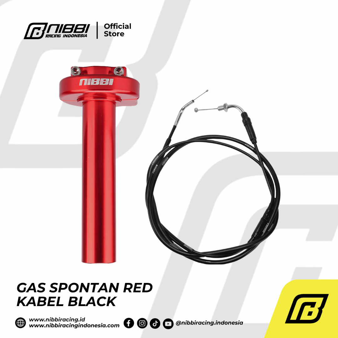 GAS SPONTAN KABEL BAWAH UNIVERSAL - RED - Gambar 7