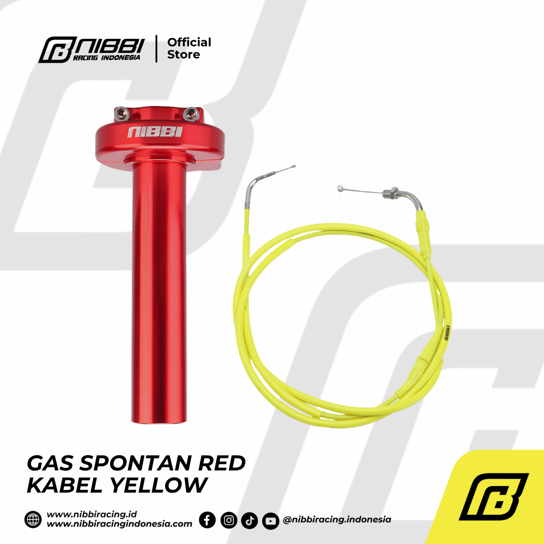 GAS SPONTAN KABEL BAWAH UNIVERSAL - RED - Gambar 3