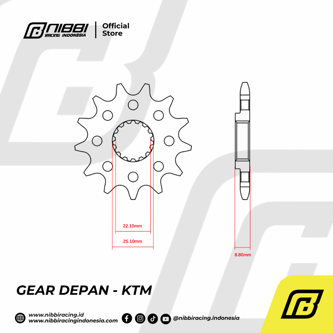 GEAR DEPAN - YAMAHA - Gambar 3
