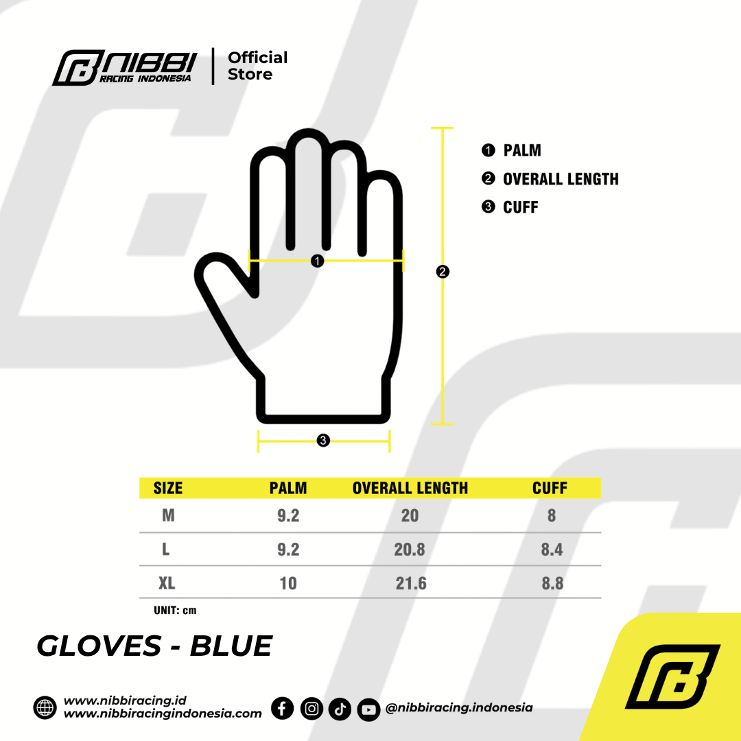 GLOVES - BLUE - Gambar 2