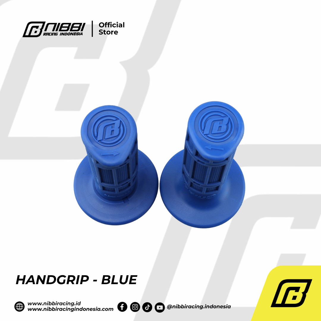 Handgrip Nibbi Racing Motor Universal - Blue - Gambar 2