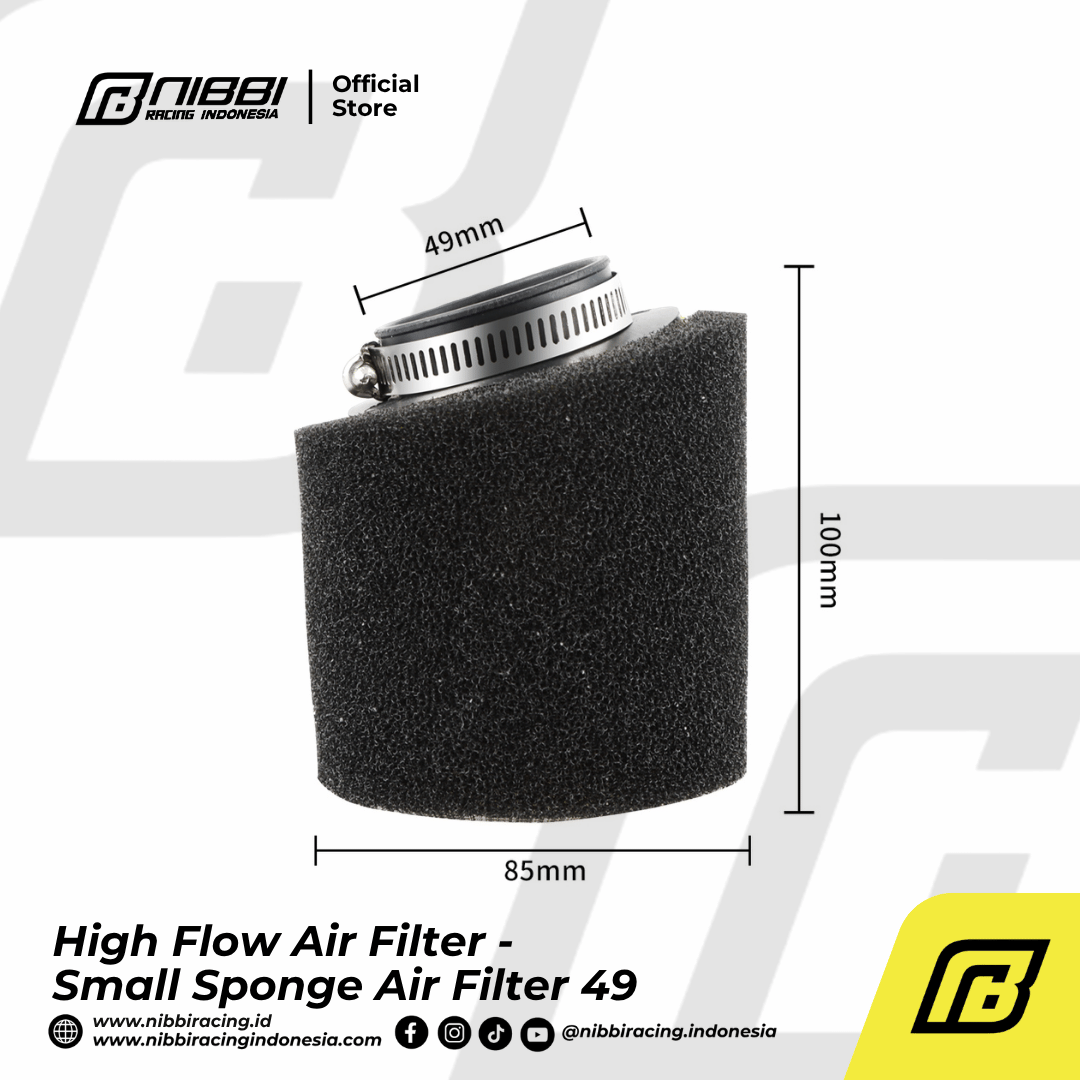 High Flow Air Filter - Small Sponge Air Filter 49 - Gambar 2