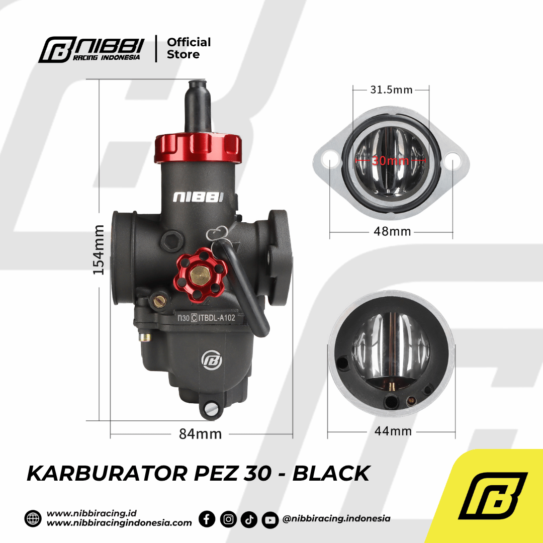 KARBURATOR PEZ 30 BLACK - Gambar 3